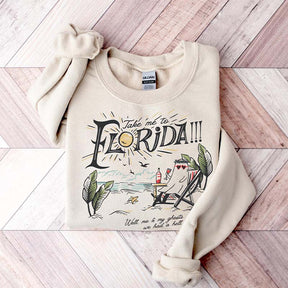 Take Me to Florida Girls Trip Matching Sweatshirt