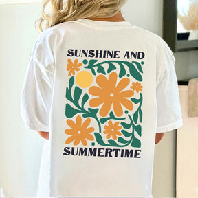 Sunshine and Summertime Flowers T-Shirt