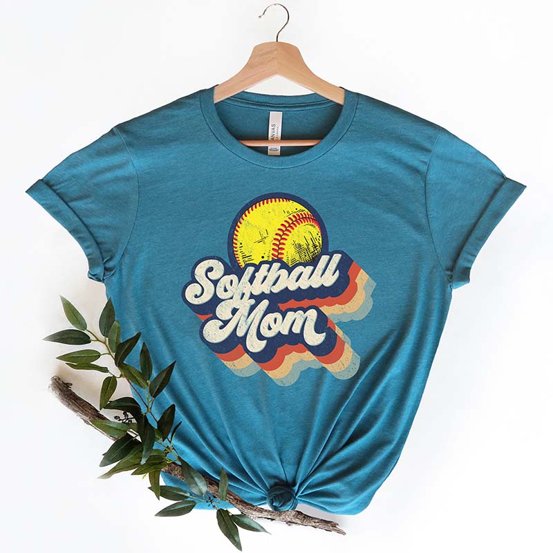 Softball Mom Mothers Day T-Shirt