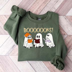 Cute Booooks Tee -Halloween Sweatshirt