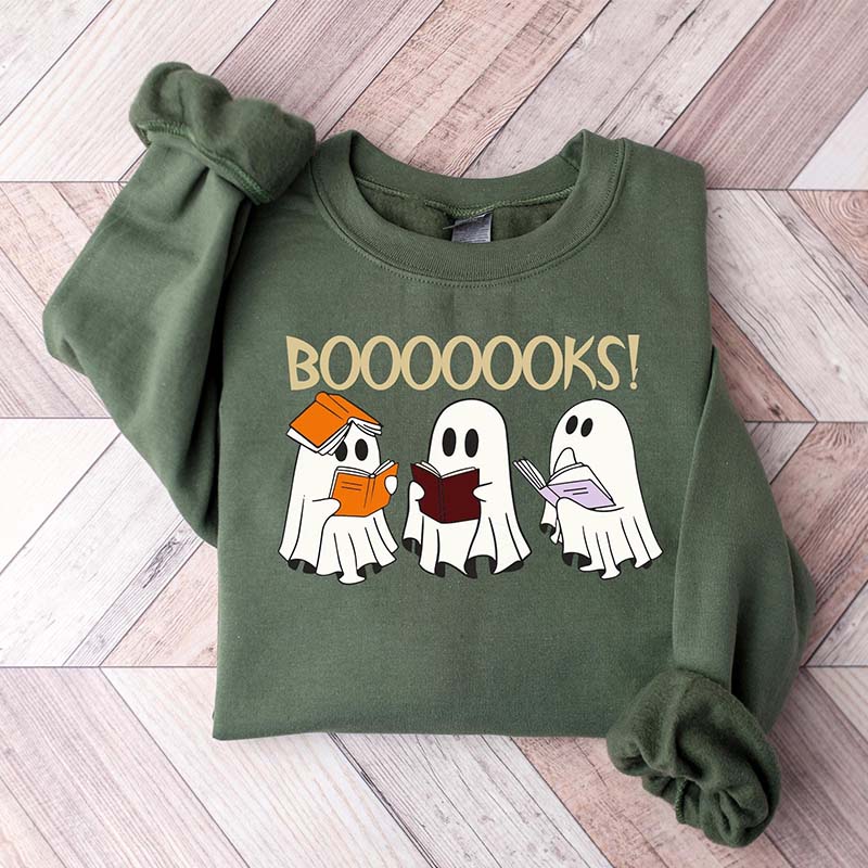 Cute Booooks Tee -Halloween Sweatshirt