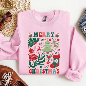 Cute Merry Christmas Holiday Sweatshirt