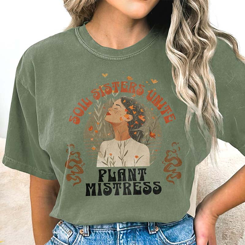 Plant Mistress Botany Floral Graphic T-Shirt