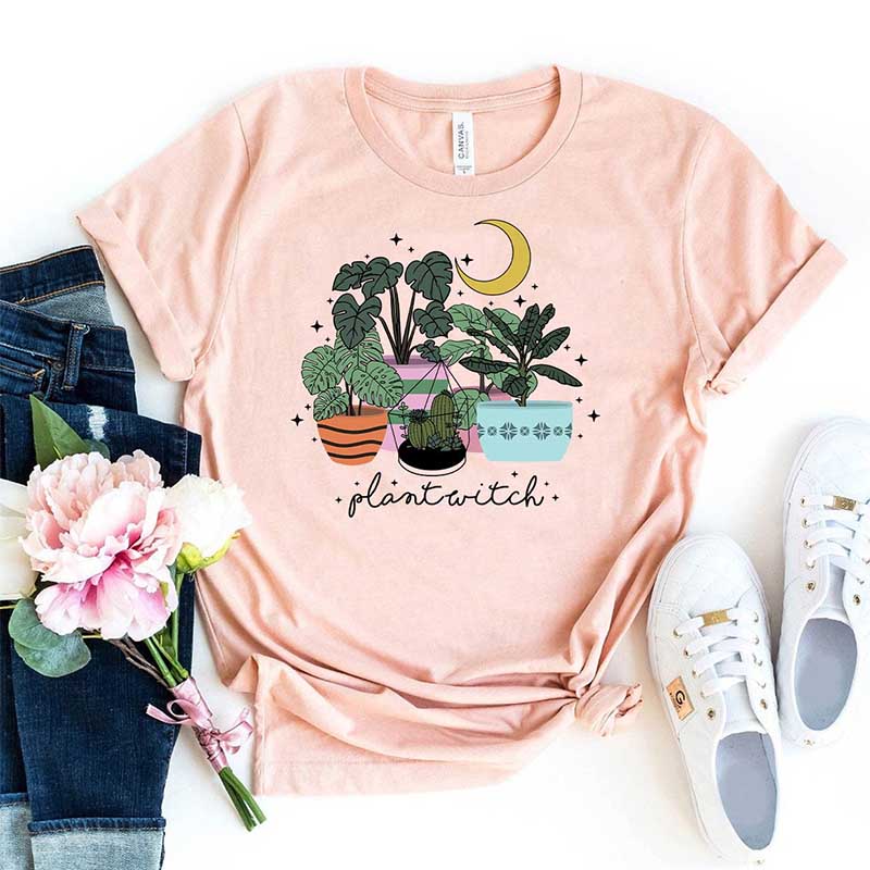 Plant Witch Garden Lover Mom T-Shirt