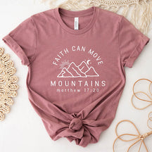 Prayer Christians Faith Can Move Mountains T-Shirt