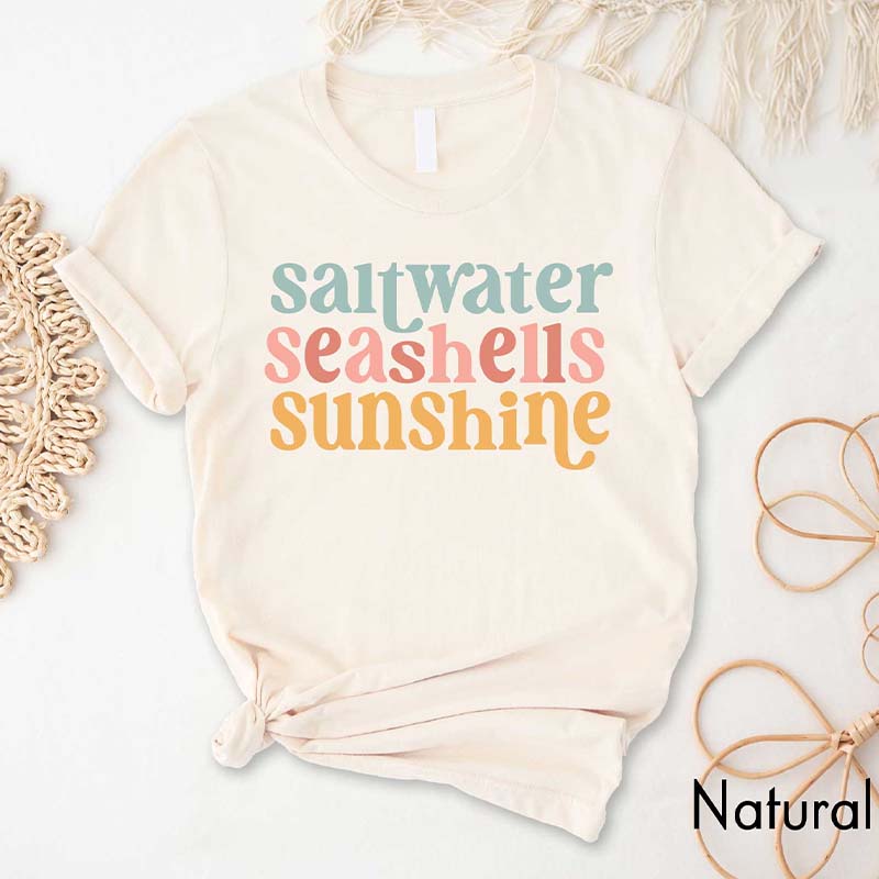 Saltwater Seashells Sunshine T-Shirt