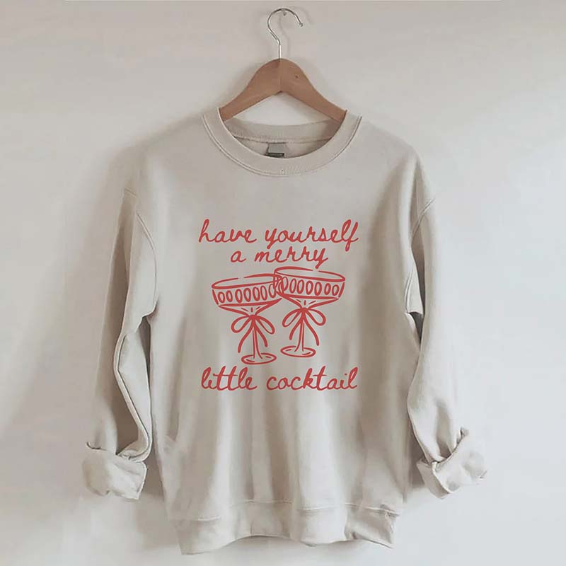 Christmas Cocktail Sweatshirt