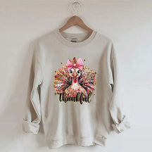 Colorful Glitter Turkey Sweatshirt