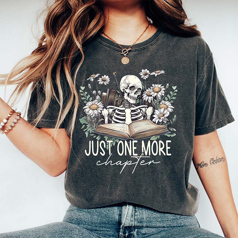 Just One More Chapter Bookish Librarian T-Shirt