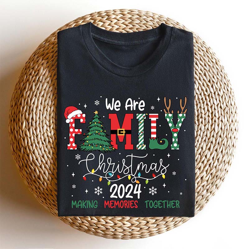 Christmas Crew We Are Family T-Shirt