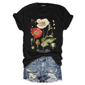 T-shirt Vintage Poppy