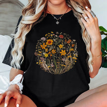 Boho Wildflowers Oversized T-Shirt