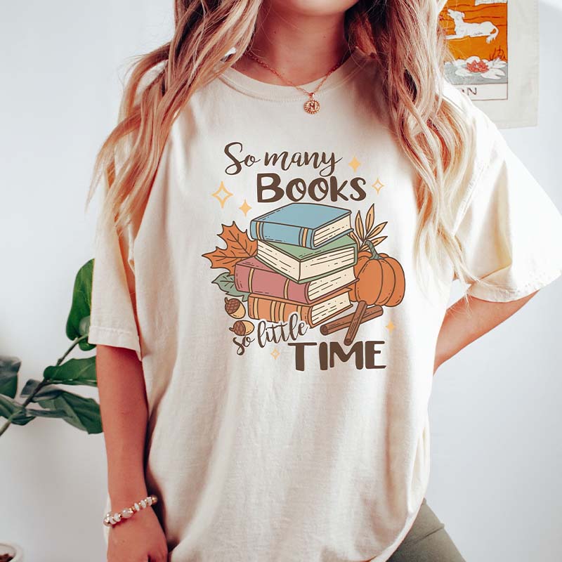 Book Reader Fall Booktrovert T-Shirt