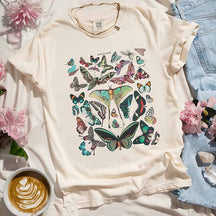 Boho Butterfly Vintage Graphic Whimsigoth T-Shirt