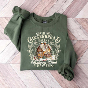 Gingerbread Christmas Houses Sweatshirt