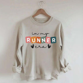 In My Runner Era Funny Marathon Sweatshirt