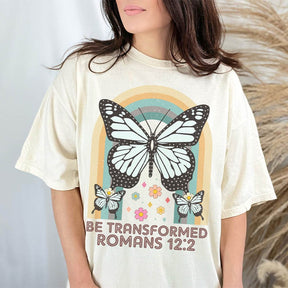 Be Transformed Butterfly Rainbow T-Shirt