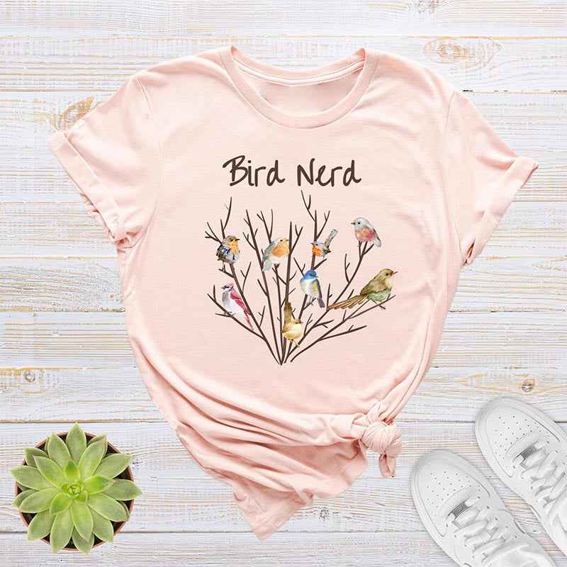 Bird Nerd Funny Animal Lover T-Shirt