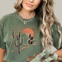 Desert Sunrise Adventure Summer T-Shirt