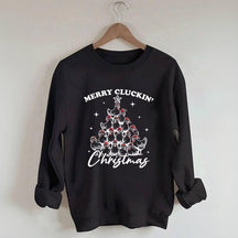 Merry Cluckin' Christmas Sweatshrit