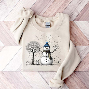 Christmas Snowman Winter Dog Sweatshirt