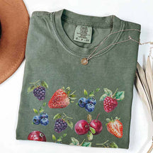 Strawberry Fruit Aesthetic Botanical  T-Shirt