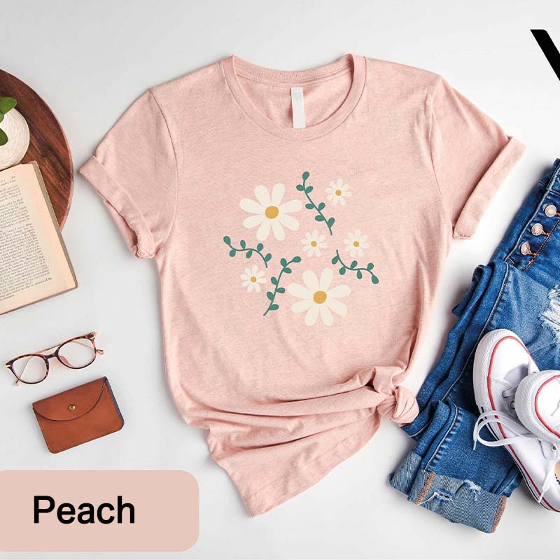 Boho Floral Lover Daisy T-Shirt