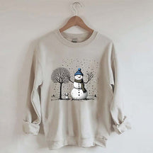 Christmas Snowman Dog Sweatshirt