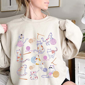 Crochet and Cats Sweatshirt