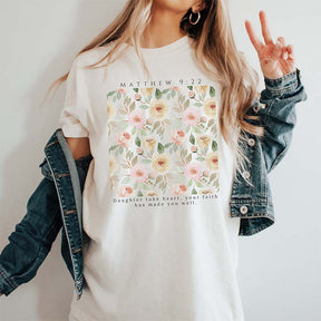 Boho Christian Summer Wildflowers T-Shirt