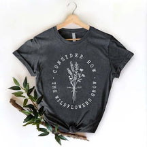 Bible Verse Wildflower Faith Prayer T-Shirt