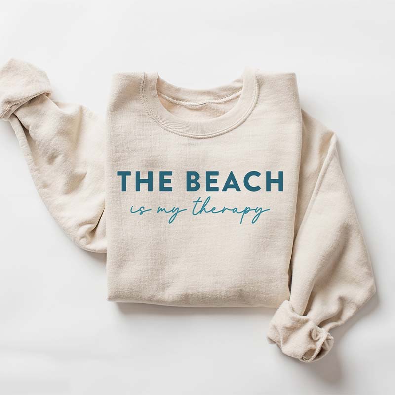 The Beach Is My Therapy Sweatshirt