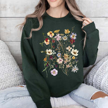 Meadow Pressed Flower Sweatshirt