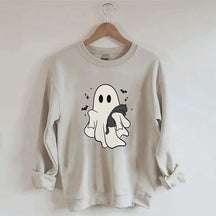 Cute Ghost Black Cats Halloween Sweatshirt