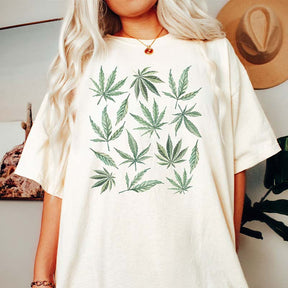 Green Cannabis Weed T-Shirt