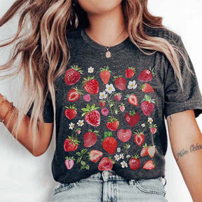 Strawberry Gifts Garden Summer Fruit T-Shirt