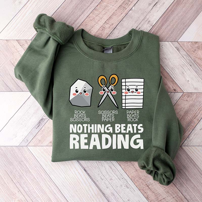 Library Day Reading Bookish Sweatshirt