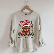 I'm Fine Everything Is Fine Sweatshirt