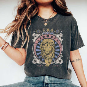 Zodiac Leo Vintage Astrology T-Shirt