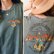 Wanderlust Tee Free Bird Hippie Shirt