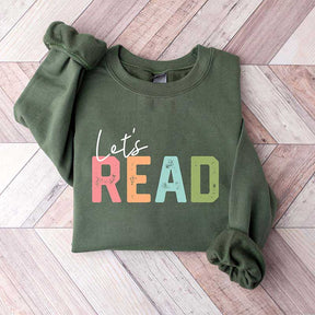 Let's Read Teacher Sweatshirt