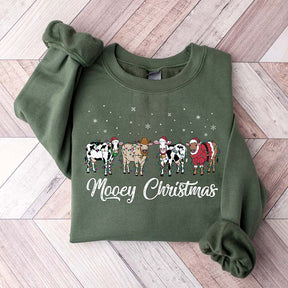 Christmas Cow Lover Sweatshirt