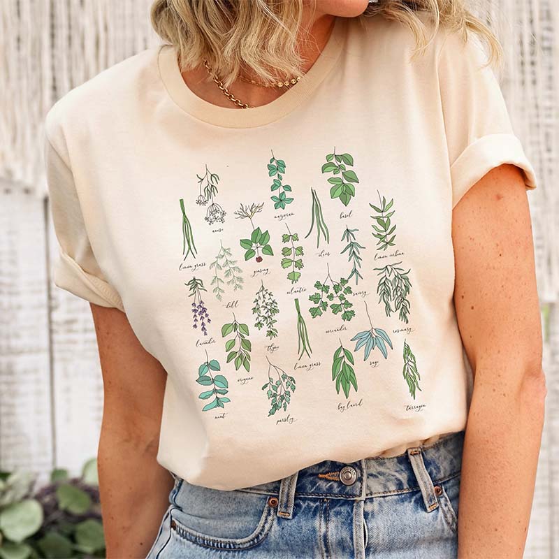 Herbology Plants Leaves T-Shirt