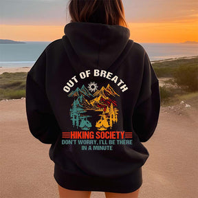 Out Of Breath Hiking Society Nature Hoodie