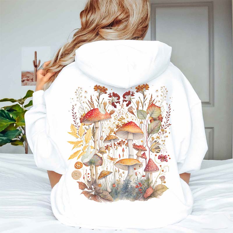 Boho Mushroom Cottagecore Hoodie