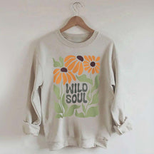 Boho Floral Wild Soul Sweatshirt