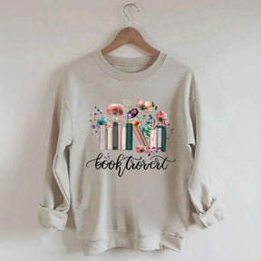 Booktrovert Book Wildflowers Sweatshirt