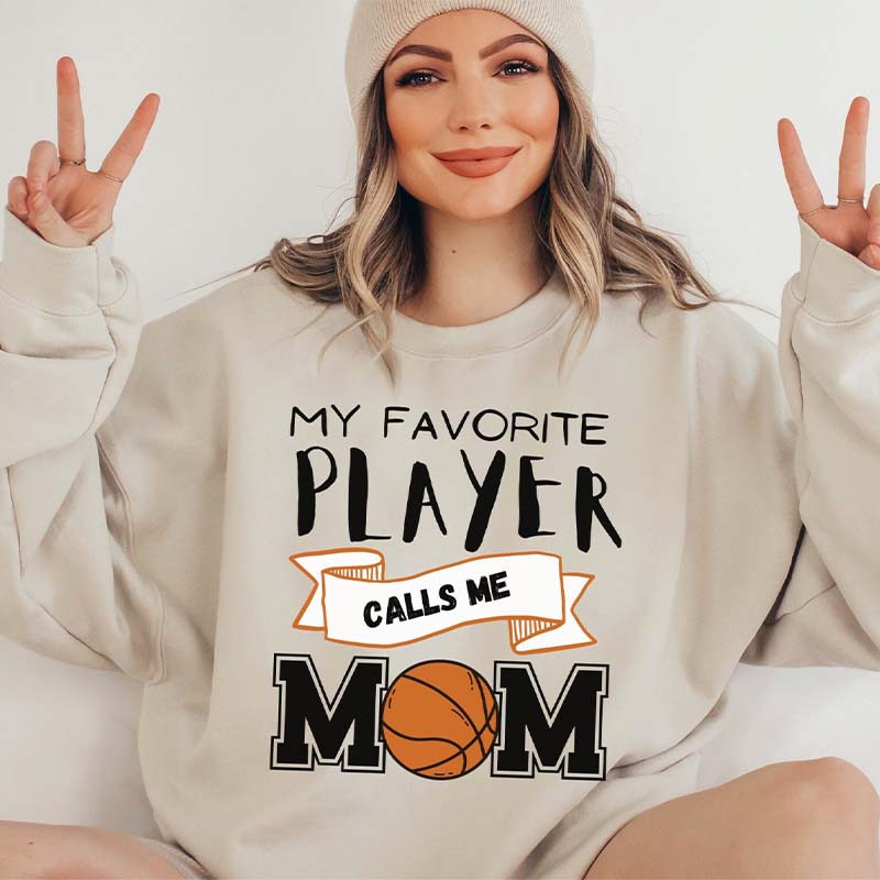 Basketball Mom Minimalist Sweatshirt