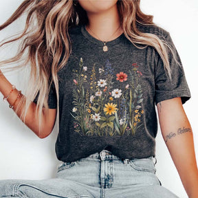 Wild Flower Meadow Nature Lover T-Shirt