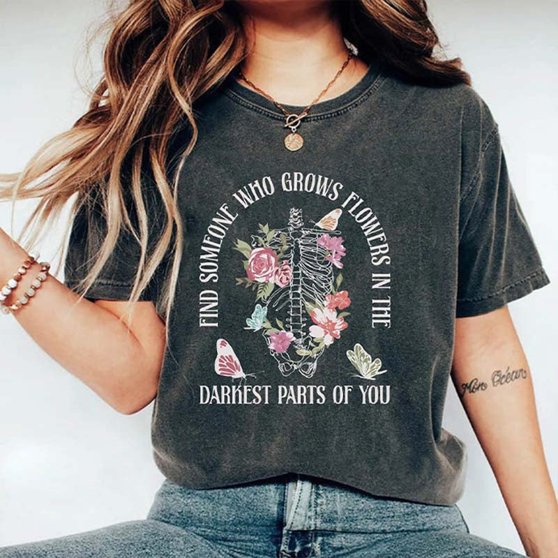 Find Someone Who Grows Flowers T-Shirt